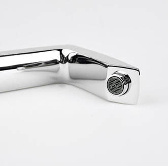 Излив для смесителя, ванна, латунь, 132 мм, фиксированный, хром, IDDIS, 995013C2SM