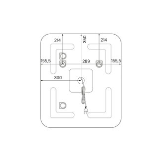 Зеркало, 60 см, Edifice, ID, ЗЛП108