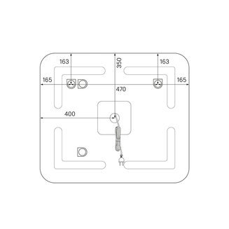 Зеркало, 80 см, Edifice, ID, ЗЛП107