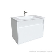 Тумба подвесная с ящиком, белая, 80 см, Esper, IDDIS, ESP80W0i95. Подходит ум. 4508000i28