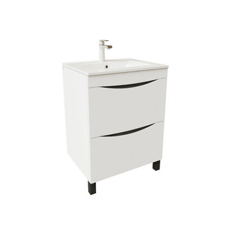 Тумба напольная, белая, 60 см, Cloud, IDDIS, CLO60WFi95. Подходит ум. 0136000i28