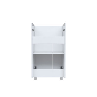 Тумба напольная для стиральной машины с дверцами, 110 см, белая, Optima Home, IDDIS, OPH110Di95