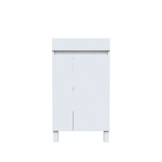 Тумба напольная для стиральной машины с дверцами, 110 см, белая, Optima Home, IDDIS, OPH110Di95