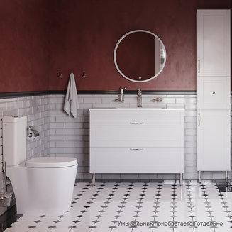 Тумба напольная, 100 см, белая, Oxford, IDDIS, OXF10W1i95