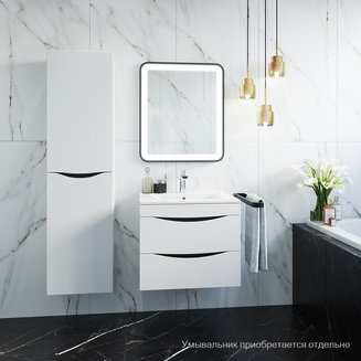 Тумба подвесная, белая, 60 см, Cloud, IDDIS, CLO60W0i95. Подходит умывальник: 0136000i28