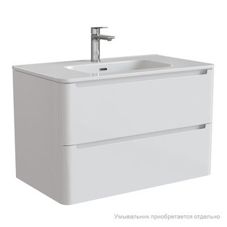 Тумба подвесная, белый, 80 см, Edifice, IDDIS, EDI80W0i95. Подходит умывальник 0108000i28