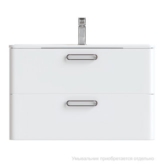 Тумба подвесная, белая, 80 см, Brick, IDDIS, BRI80W0i95. Подходит умывальник: 0108000i28