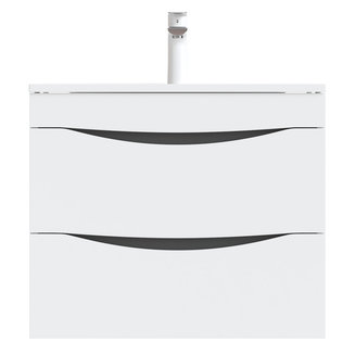 Тумба с умывальником, подвесная, 60 см, белая, Cloud, IDDIS, CLO60W0i95K