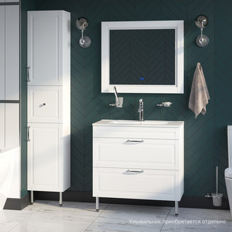 Тумба напольная, 80 см, белая, Oxford, IDDIS, OXF80W0i95