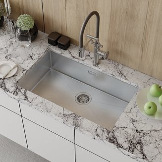 Мойка, нерж.сталь, универсального монтажа, сатин, 740*440, Edifice, IDDIS, EDI74S0i77