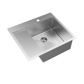 Мойка, нерж. сталь, сатин, чаша справа, 590*510, Haze, IDDIS, HAZ59SRi77