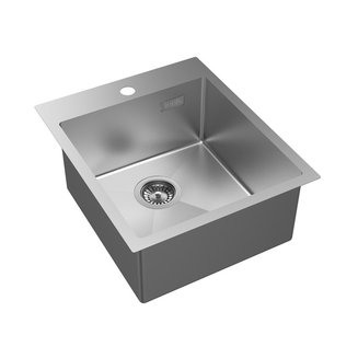 Мойка, нерж. сталь, сатин, 430*510, Haze, IDDIS, HAZ43S0i77
