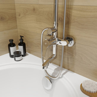 Смеситель с верхним душем и изливом, Sterm, Milardo, STESB3FM06