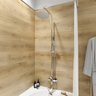 Смеситель с верхним душем и изливом, Sterm, Milardo, STESB3FM06