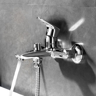 Смеситель для ванны с керамическим дивертором Zodiac, IDDIS, ZODSB02i02WA