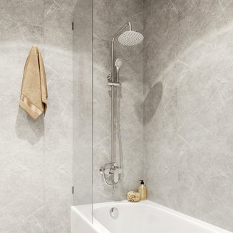 Смеситель с верхним душем, Rosco, Milardo, ROSSB1FM06