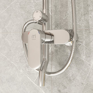 Смеситель с верхним душем, Rosco, Milardo, ROSSB1FM06