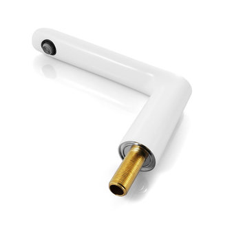 Смеситель для ванны на 4 отверстия, белый/хром, Calipso, IDDIS, CALSB42i07