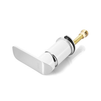 Смеситель для ванны на 4 отверстия, белый/хром, Calipso, IDDIS, CALSB42i07