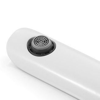 Смеситель для ванны на 4 отверстия, белый/хром, Calipso, IDDIS, CALSB42i07