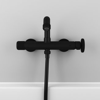 Смеситель для ванны, черный, Grange, IDDIS, GRABLR2i02WA