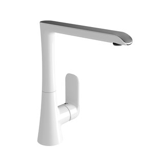 Смеситель для кухни, белый/хром, Calipso, IDDIS, CALSBL0i05