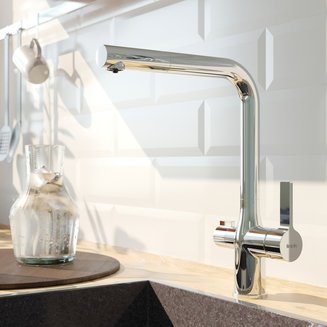 Смеситель для кухни с каналом для фильтрованной воды, Pure, IDDIS, PURSBFLi05