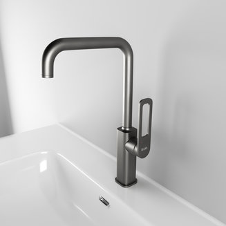 Смеситель для кухни, графит, Slide, IDDIS, SLIGM00i05