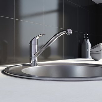 Смеситель для кухни, Meal, Milardo, M02SBR0M05