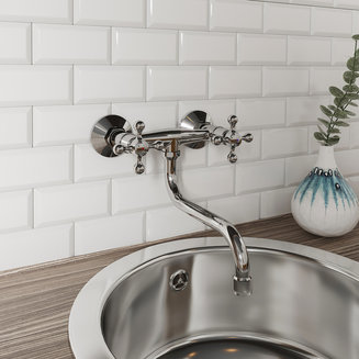 Смеситель для кухни, Duplex, Milardo, DUPSB1M09