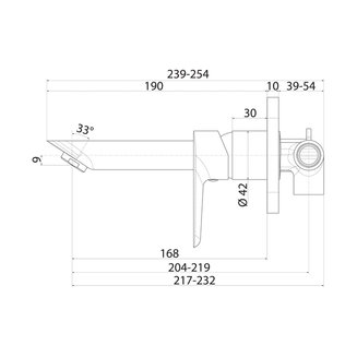 Встраиваемый смеситель для умывальника, Cloud, IDDIS, CLOSB00i65