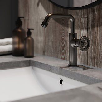 Смеситель для умывальника, графит, Grange, IDDIS, GRAGMR0i01