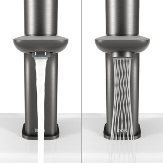 Смеситель для умывальника с инновационным управлением Push Control, графит, Slide, IDDIS, SLIGMBTi01