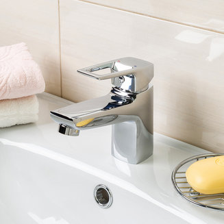 Смеситель для умывальника, Atlantic, Milardo, ATLSB00M01