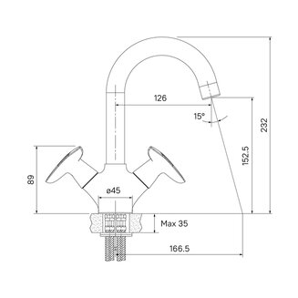Смеситель для умывальника Copter, IDDIS, COPSB00i01
