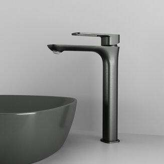 Смеситель для настольного умывальника, графит, Slide, IDDIS, SLIGM01i01