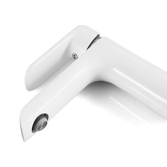 Смеситель для умывальника, белый/хром, Calipso, IDDIS, CALSB00i01