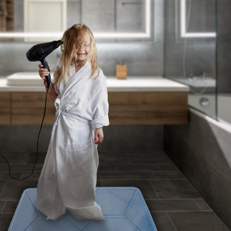 Коврик для ванной комнаты, 50*80 см, полиэстер с запоминающей пеной, IDDIS, B24P580i12