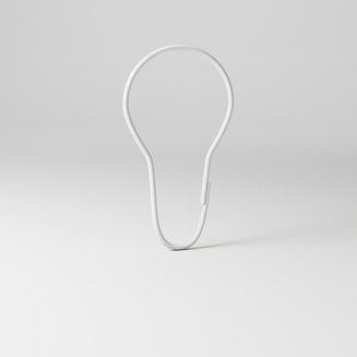 Набор колец для шторы в ванную комнату, цвет белый, IDDIS, RINMWT0i15