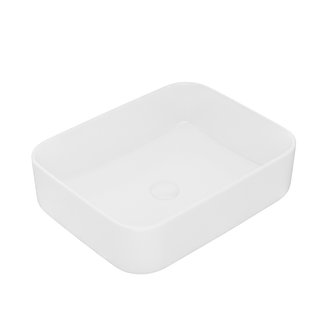 Белый глянцевый умывальник накладной, Bridge, IDDIS, BRIWS05i27