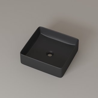 Серый матовый умывальник накладной, Slide, IDDIS, SLIGM01i27
