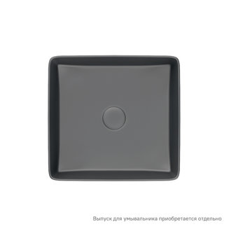 Серый матовый умывальник накладной, Slide, IDDIS, SLIGM01i27