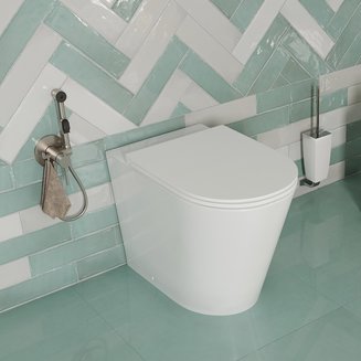 Унитаз приставной, безободковый, Calipso, IDDIS, CALRDSEi26