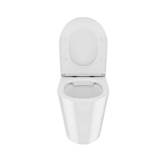 Унитаз приставной, безободковый, Calipso, IDDIS, CALRDSEi26