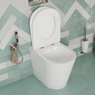 Унитаз приставной, безободковый, Calipso, IDDIS, CALRDSEi26