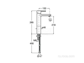 Смеситель Roca Naia для раковины 5A3496C00