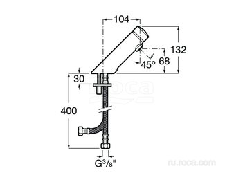 Смеситель Roca Avant для раковины 5A3279C00