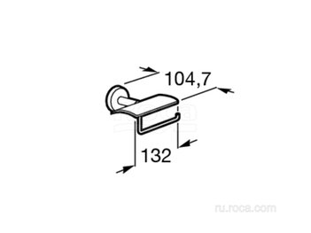 Держатель Roca для туалетной бумаги Twin 816713001