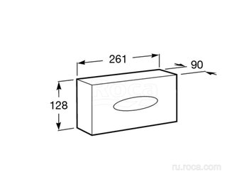 Диспенсер Roca для бумаги Hotels 815492001