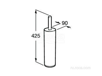 Ёршик Roca с подставкой Hotels 816369001
